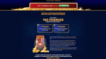 Yukon Gold Casino Welcome Bonus Package