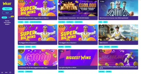 Wildz Casino Promotions