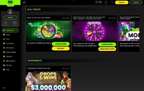 888 Casino Promotions