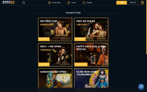 Brango Casino Promotions