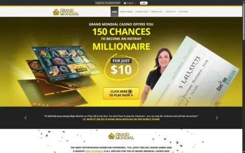 Grand Mondial Casino Free Spins