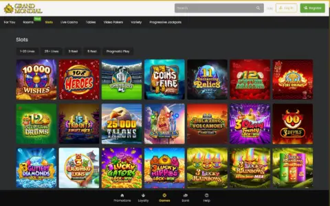Grand Mondial Casino Slots