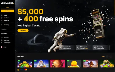 Justcasino Casino Free Spins