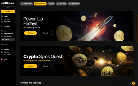 Justcasino Casino Promotions