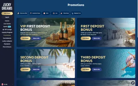 Lucky Dreams Casino Promotions