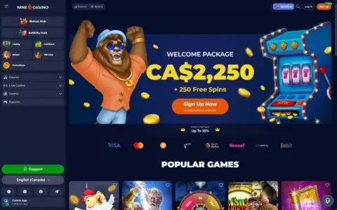 Nine Casino Free Spins