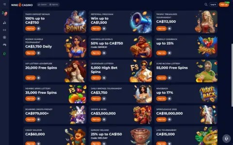 Nine Casino Promotions