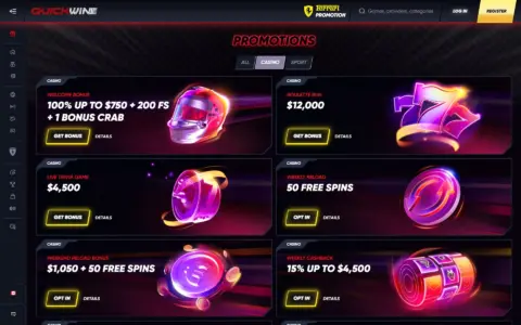 Quickwin Casino Promotions