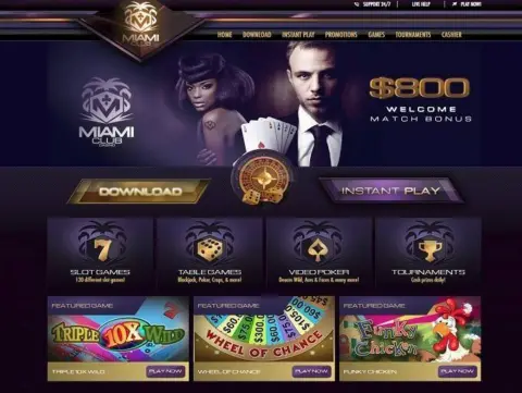 miami club casino games