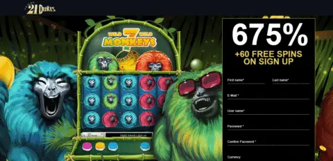21 dukes casino bonus