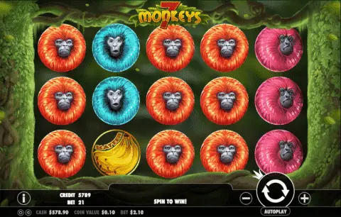 7 monkeys game