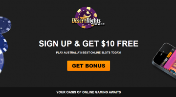 Desert Nights Casino no deposit bonus