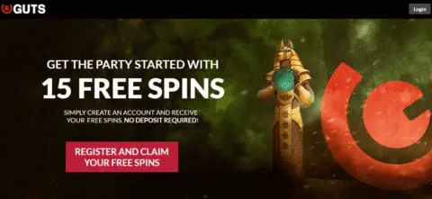 Guts casino no deposit bonus