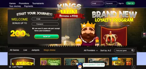 Kingswin casino bonus