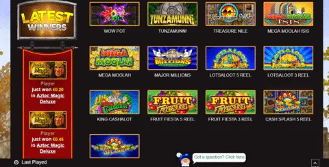 Kingswin casino games