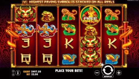 Lucky Dragons game