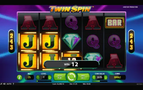 Twin Spin slot free spins