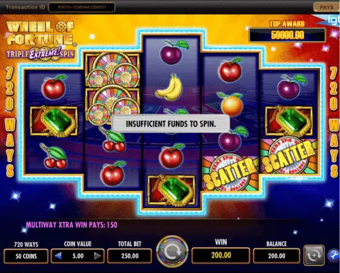Wheel of Fortune slot free spins