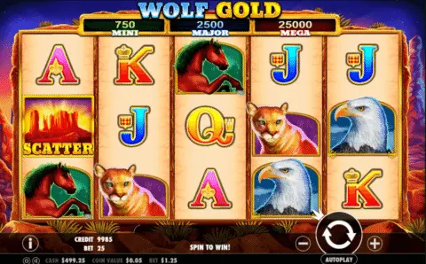 Wolf Gold game