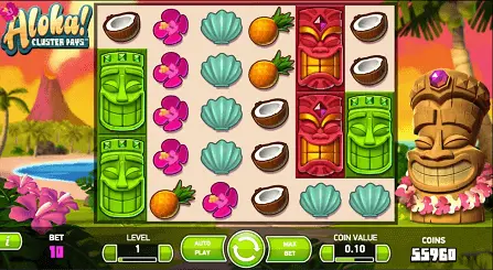 aloha cluster pays online game