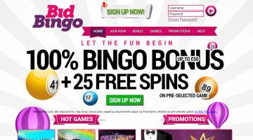 bid bingo bonus