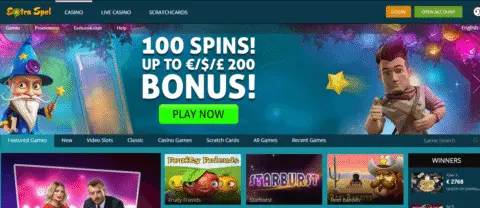 extraspel casino welcome bonus