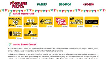 fortune fiesta casino promotions