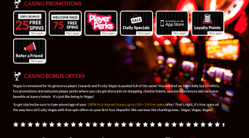 fruity vegas casino promotions