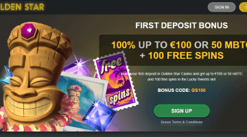 golden star casino bonus