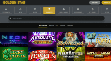 golden star casino jackpots