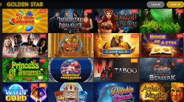 golden star casino online slots