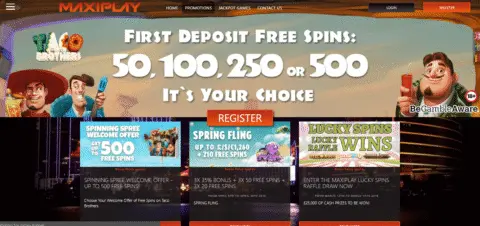 maxiplay casino promotions