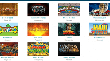 mobizino casino games