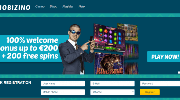 mobizino casino welcome bonus