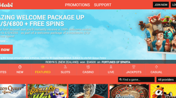 mr mobi casino welcome bonus