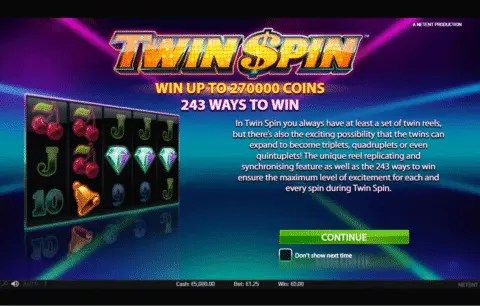 play Twin Spin slot