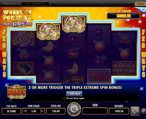 play Wheel of Fortune slot