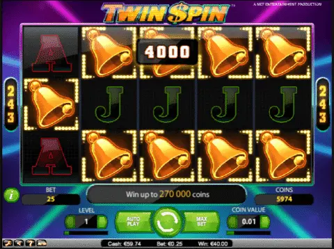 twin spin slot game