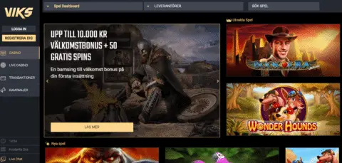 viks casino games
