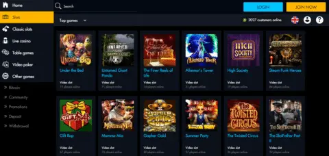 winward casino online slots