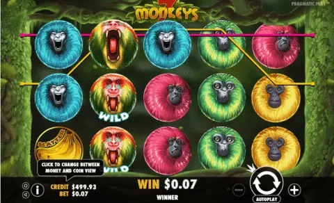 7 Monkeys slot free spins