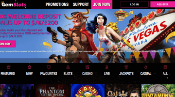 GemSlots Casino bonus