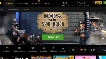 GoWild Casino welcome bonus
