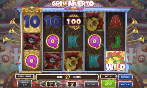 Grim Muerto slot free spins