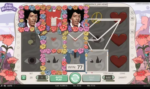 Jimi Hendrix slot free spins