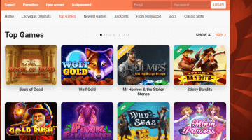 LeoVegas casino games