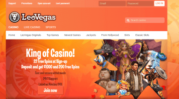 LeoVegas welcome bonus