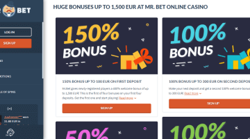 Mr Bet Casino promotions