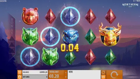 Northern Sky slot free spins
