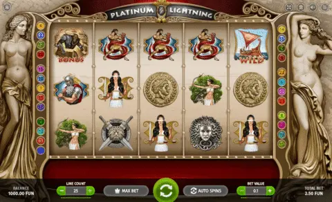 Platinum Lightning slot free spins